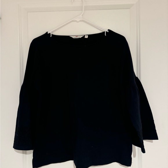 Vineyard Vines Tops - Vineyard Vines Elegant Black Women's Top